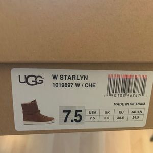 UGG STARLYN HI-TOP SHOES SNEAKERS SIZE 7.5 WOMEN